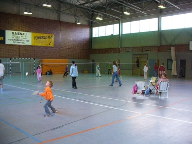 Probespielen in der Sporthalle "Am Stollen"