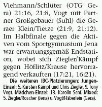 Presseartikel im Freien Wort vom 31.12.2007 - Teil 2